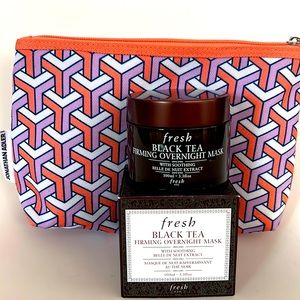 Fresh Black Tea Firming Overnight Face Mask w/ free makeup bag